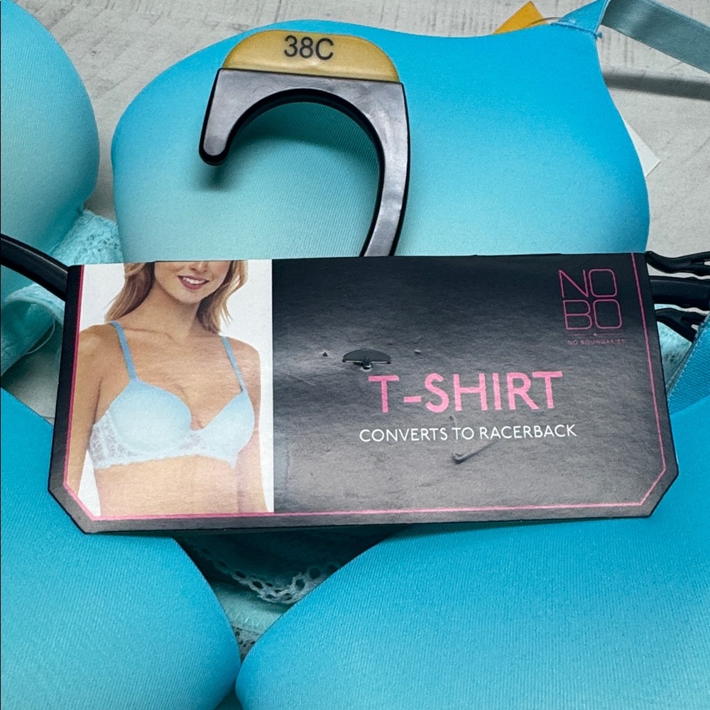 Set of 3 No Boundaries Women's T-shirt Bra Smooth; soft, light lined cups; - Picture 8 of 9